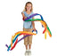 Rainbow ribbon wrist rings