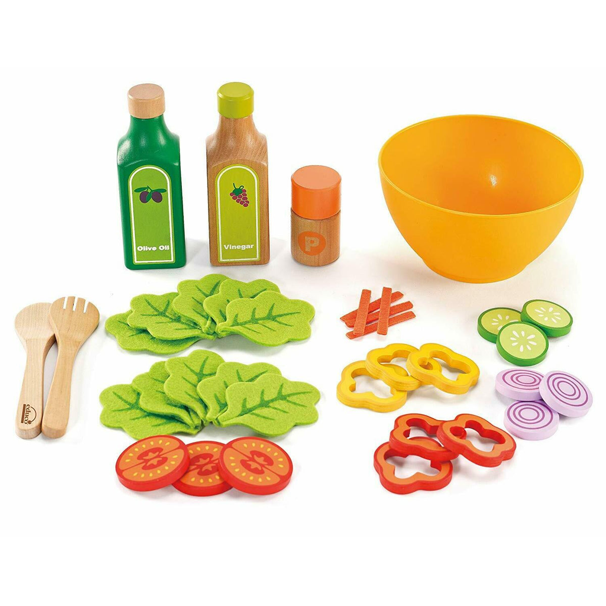 Hape Garden Salad (E3116) – 36-piece pretend play set