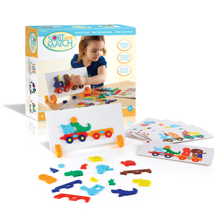 Animal Train Sort and Match
