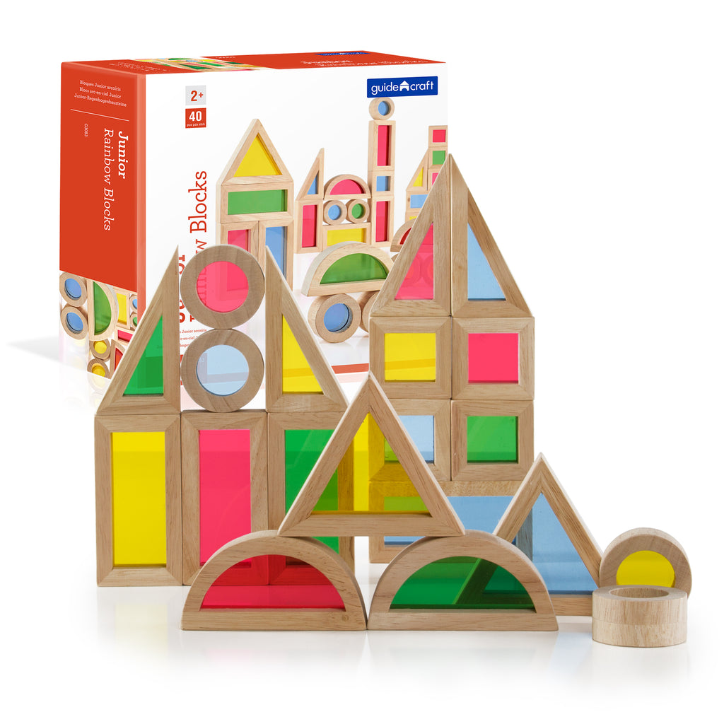 Jr. Rainbow Blocks - 40 pc. set