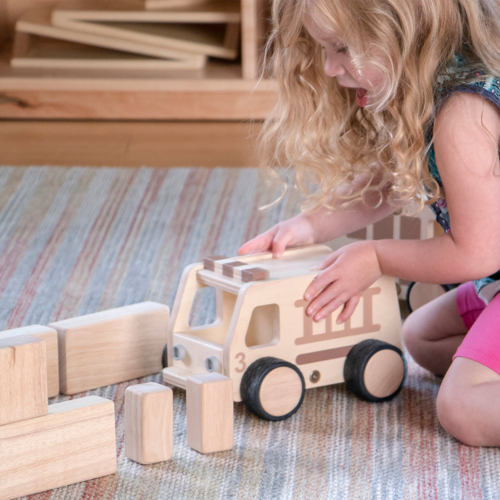 Plywood Fire Engine