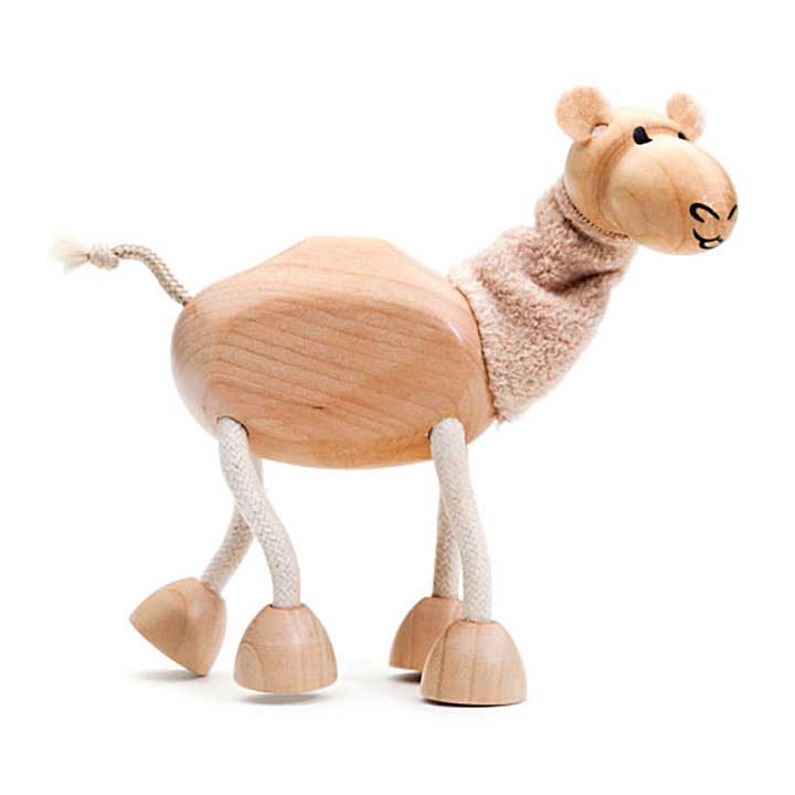 Anamalz Camel - Handcrafted Wooden Animal Toy