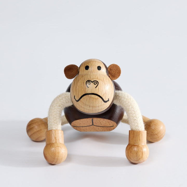 Anamalz Gorilla - Handcrafted Wooden Safari Animal Toy