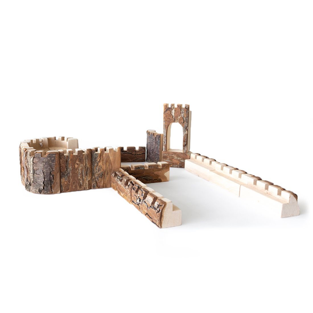 Knight's castle wooden building set