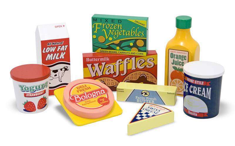 Wooden Fridge Food