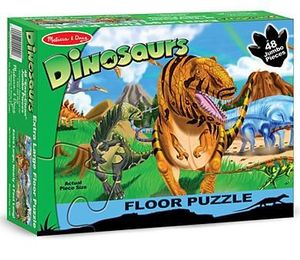 Melissa & Doug Land of Dinosaurs 48-piece floor puzzle