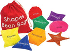 Educational Insights Shapes Bean Bags - Set of 10 Colourful Shape Bean Bags