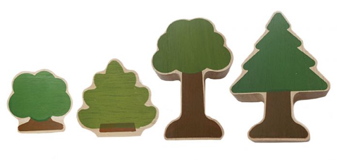 Trees with Bushes