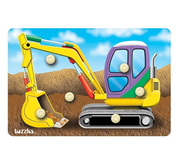 Tuzzles excavator knob puzzle