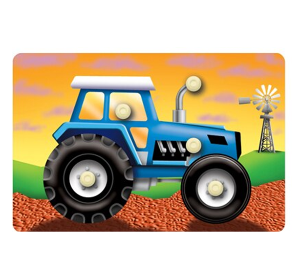 Tuzzles tractor knob puzzle