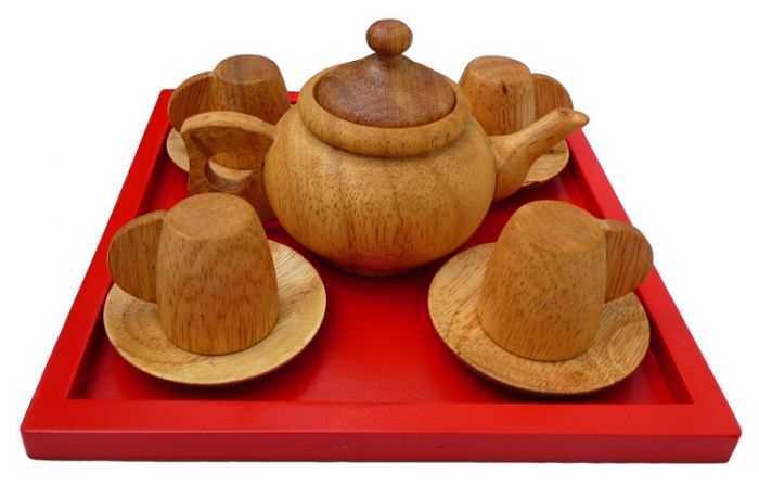 Wooden Tea Set Main image